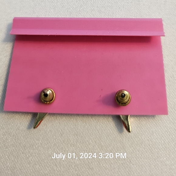 Betsey Johnson Orange Enamel Tropical Parrot Bird Stud Earrings - Picture 6 of 8